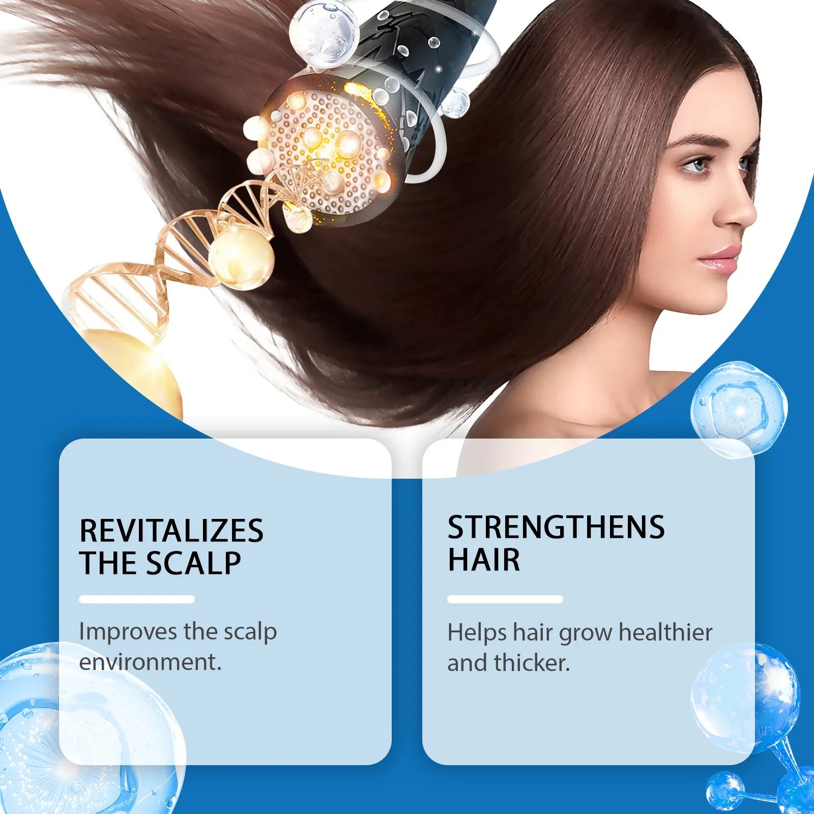 Rosemary Hair Growth Roller Essence Improves Scalp Health Stimulates Follicle Activity Reduces Hair Breakage Increases Density